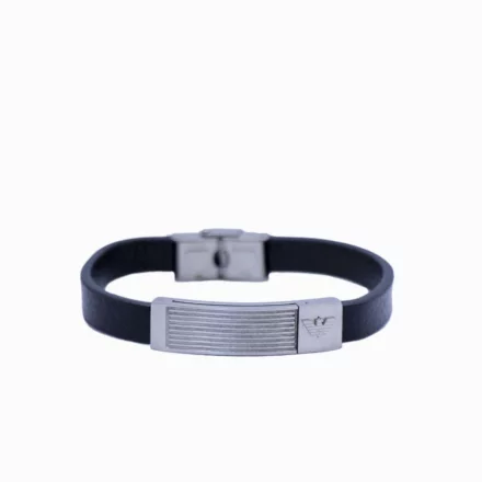 سوار جلد أسود